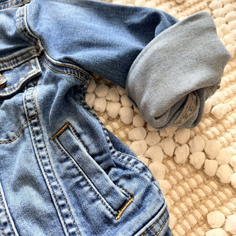 Primary Denim Jean Jacket Toddler Unisex - Picture 5 of 7